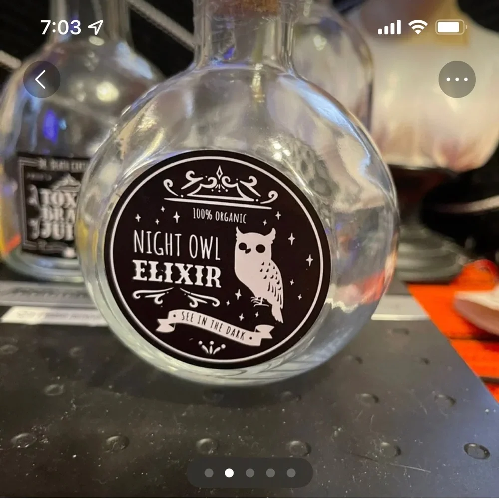 Set of 3 glass potion bottles Target